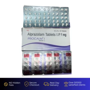 Alprazolam Tablets 1mg - Procalm 1